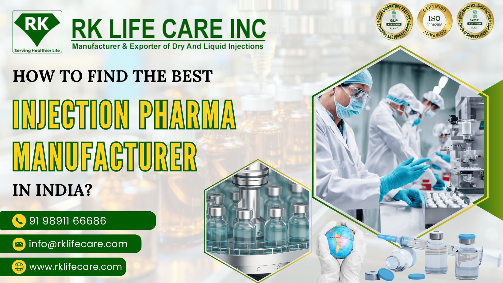 How to Find the Best Injection Pharma Manufacturer in India?